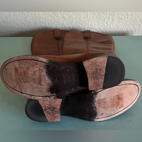 Frye Melissa Button Knee High Boots Size 6B Vintage - Picture 7 of 8